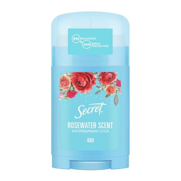 Твердый антиперспирант Secret Rosewater scent, 40 мл